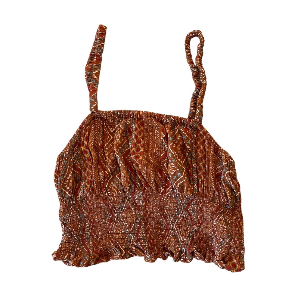 Orange Boho Summer Tank and Bottoms Set Women’s Size S/M by Pink Rose